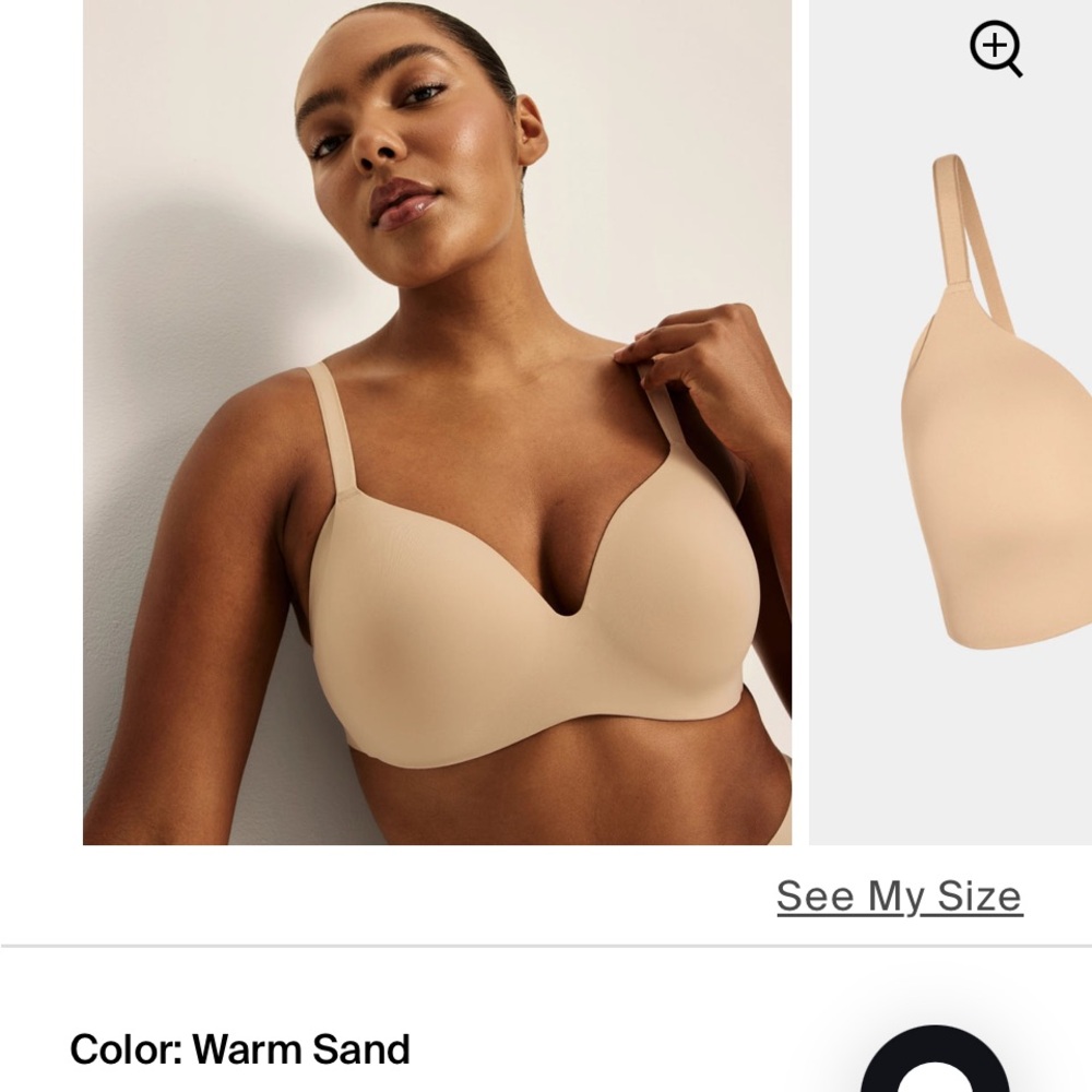 Knix Tan Seamless T-Shirt Bra Intimates